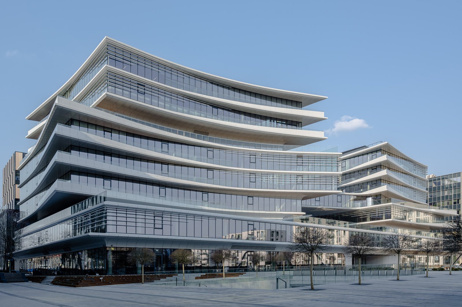 Business Stadium Central by Hanner & Zaha Hadid Architects - Vilnius, Lithuania