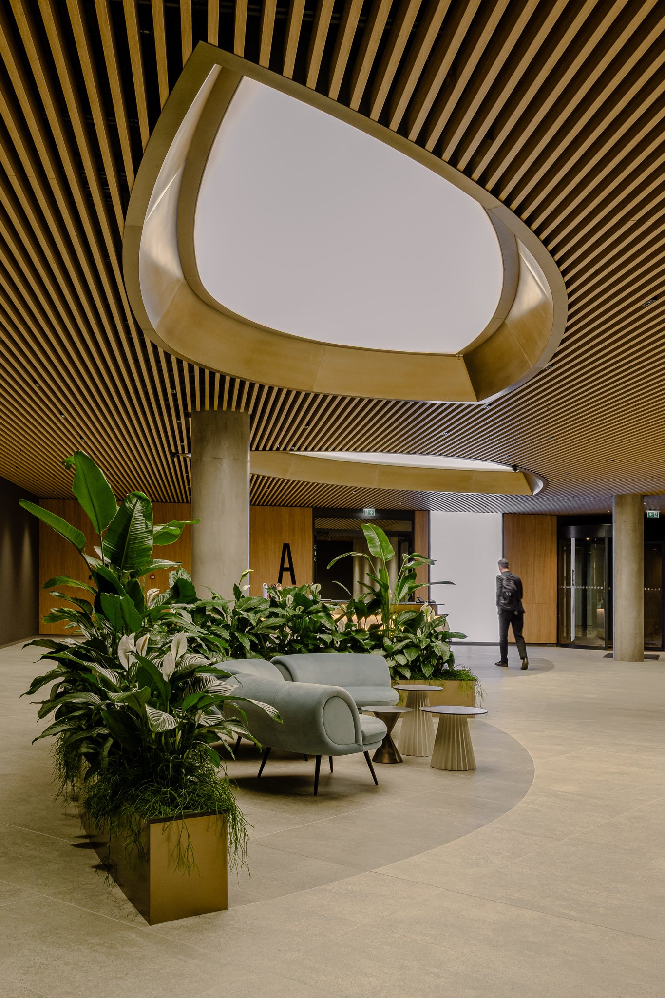 Business Stadium Central by Hanner & Zaha Hadid Architects - Vilnius, Lithuania