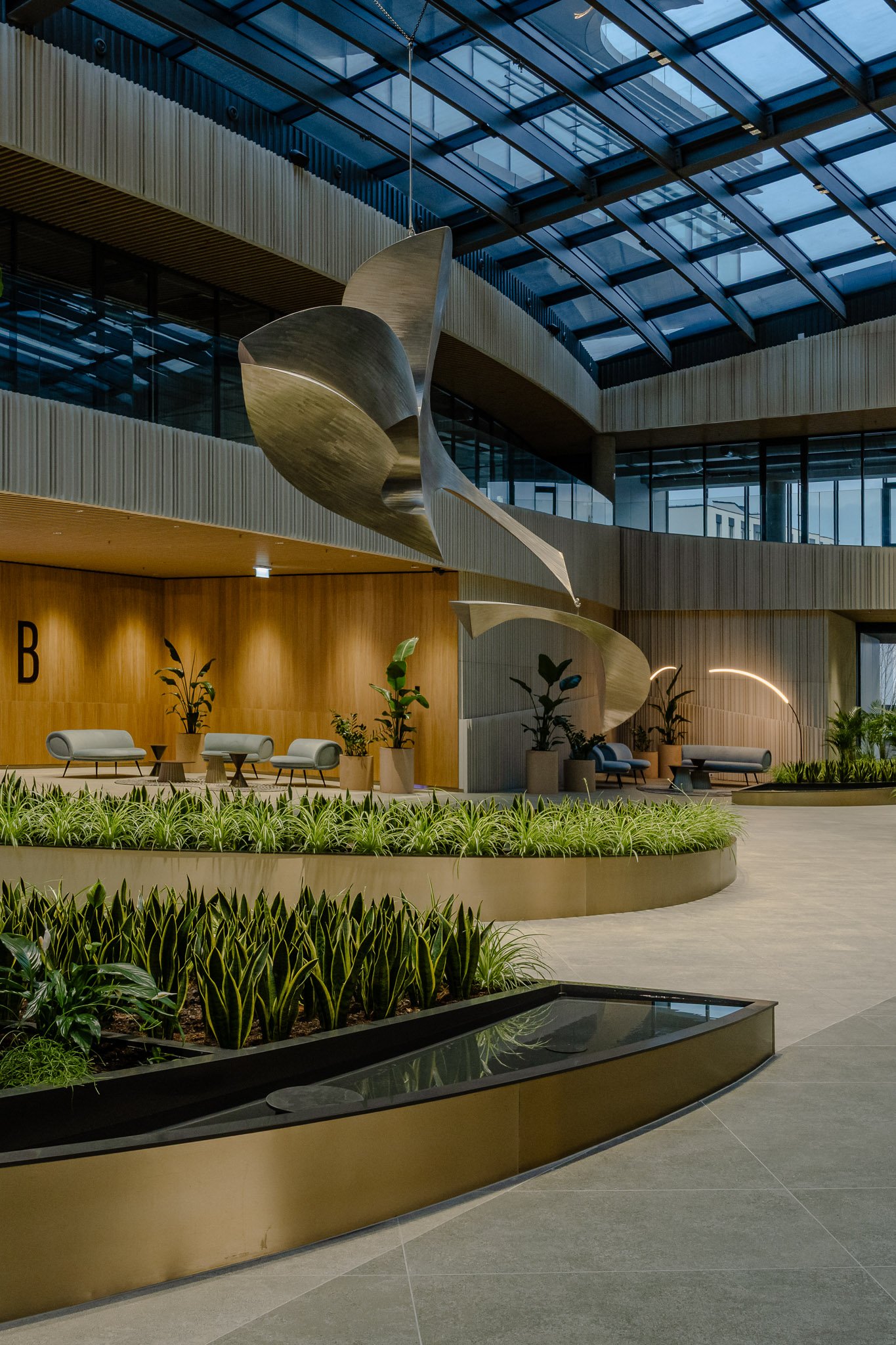 Business Stadium Central by Hanner & Zaha Hadid Architects - Vilnius, Lithuania