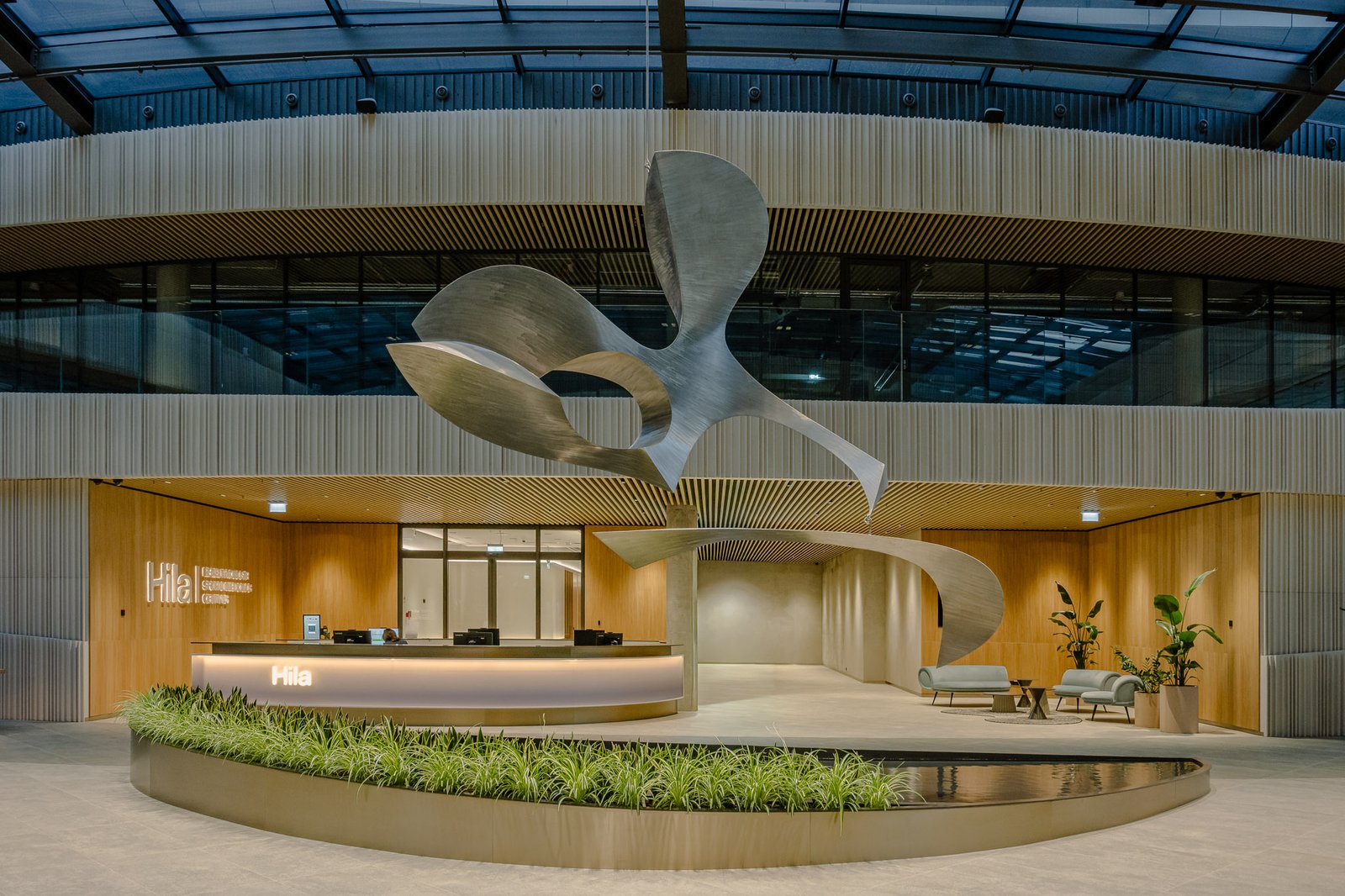 Business Stadium Central by Hanner & Zaha Hadid Architects - Vilnius, Lithuania